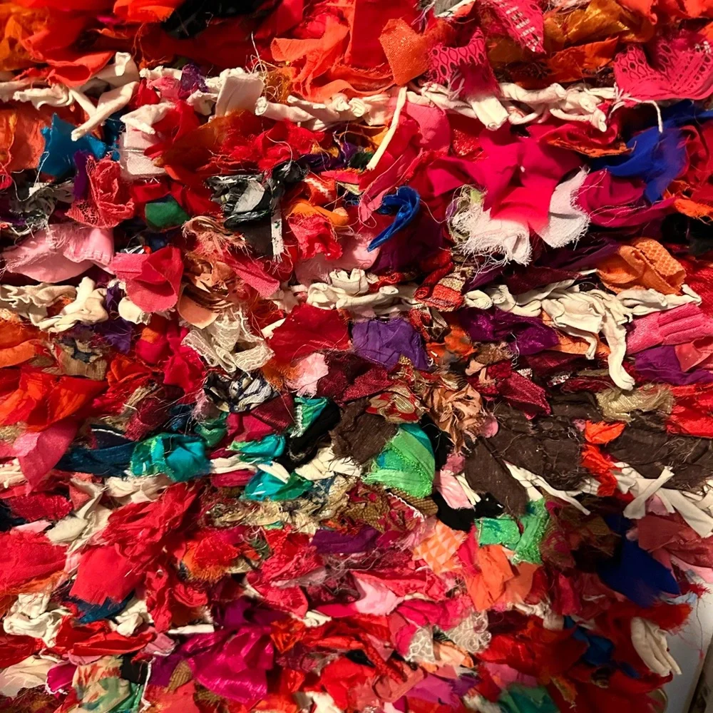 Shag Chindi Rug - Picture 3 of 5